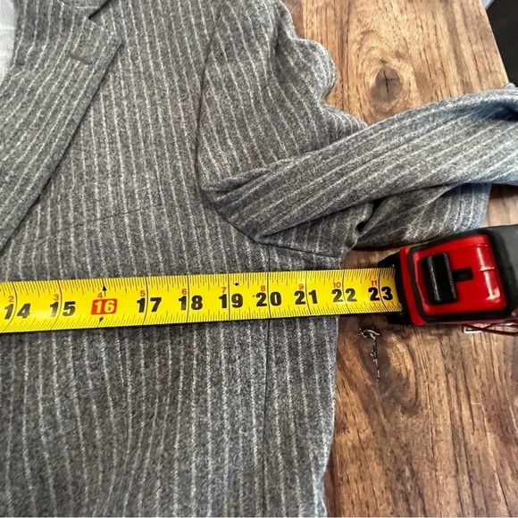 Hart Schaffner & Marx sz 42L gray pinstripe suit jacket blazer - Picture 6 of 16